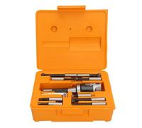 13 pezzi R8 Boring Bar Set, Boring Head in Acciaio Al Carbonio con Scala 0.001'', Mandrino 7/16-20UNF per Tornio CNC, Kit Completo con Chiavi Esagonali per Lavorazioni di Preci