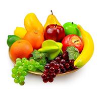 13 Pezzi Set Di Frutta Artificiale, Frutti Finti Misti Per La Decorazione Della Casa, Set Di Frutta Di Simulazione Per La Decorazione Di Natale Della Festa, Modello Di Frutta Finta Per Il Servizio