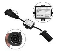 13-Pin Rimorchio Luce Convertitore 7-Way Accessorio Connettore Elettrico a Spina