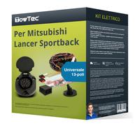 13 poli uni kit elettrico per MITSUBISHI Lancer Sportback VIII CX TowTec Nuovo