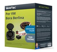 13 poli universale kit elettrico per VW Bora Berlina 1J2 TowTec Nuovo