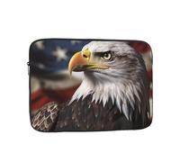13 Pollice Borsa Del Manicotto Del Computer Portatile Impermeabile Antiurto Borsa Calvo Aquila Noi Bandiera Immagini Della Pelle Del Computer Borse Della Pelle Leggero Tablet Custodia