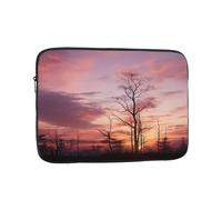 13 Pollice Borsa Del Manicotto Del Computer Portatile Impermeabile Antiurto Sacchetto Del Computer Rosa Dusk Sfondo Pelle Borse Leggero Tablet Custodia