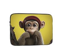 13 Pollice Laptop Sleeve Bag Impermeabile Antiurto Laptop Case Bag Curious Monkey Computer Pelle Borse Leggero Tablet Custodia