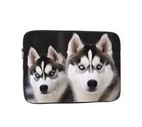 13 Pollice Laptop Sleeve Bag Impermeabile Antiurto Laptop Case Bag Husky Dog Computer Pelle Borse Leggero Tablet Custodia da trasporto