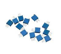 13 pz/lotto 3296W Trimmer Potenziometro Resistenza Variabile 100R-1M 1K 2K 5K 10K 20K 50K 100K 200K 1M Potenziometri Kit