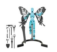 13 robot, 13 set di action figure | 13 action figure stampate | 13 personaggi Lucky Puppet Joints, action figure mobili per bambini e bambini