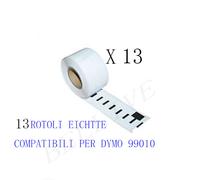 13 ROTOLI Etichette per DYMO 99010 89mmX28mm LABELWRITER 400 450 310 320 330