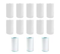 13 Rotoli Pos, CHSEROK 57 X 30 Carta Termica, Carta Adesiva per Stampante, Carta da Stampa Termica Bianca, Carta da Stampa a Zero Inchiostro, per Terminale Pos e Pagamento Elettronico