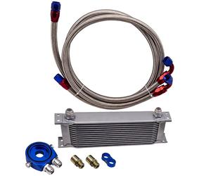 13 Row Kit radiatore olio universale AN-10 AN10 Oil cooler installation kit