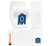 13 Sacchetti per Aspirapolvere Compatibili con Miele GN Classic C1, Complete C2 e C3, S2 S4 S5 S6 S8 Series 3D Efficiency Sacchetto Polvere con 5 Filtro di Protezione Motore 5 Filtro di Scarico