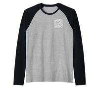 13 - "Unlucky to Some - Numero 13 per Il Design delle Squadre Sportive Maglia con Maniche Raglan