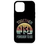 13 Wedding Anniversary For Couple Thirteen Years of Marriage Custodia per iPhone 12 Pro Max