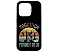 13 Wedding Anniversary For Couple Thirteen Years of Marriage Custodia per iPhone 15 Pro