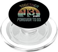 13 Wedding Anniversary For Couple Thirteen Years of Marriage PopSockets PopGrip per MagSafe