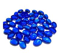 13 x 18 mm 20.0 ct grande zaffiro blu ovale piatto superficie liscia taglio gemma sciolto per la creazione di gioielli dichiarazione e collezione di gemme, 13x18mm (1PCS), Moissanite