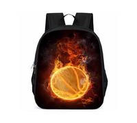 (13) Zaino scolastico leggero alla moda da basket da 15 pollici per bambini