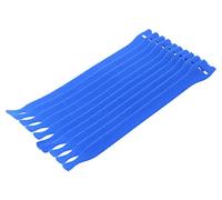 130-00018 Fascette in velcro L: 200 mm W: 12,5 mm blu 10 pz -40-85 ° C HELLER...