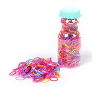 130/260 pz elastici per capelli elastici per capelli elastici con scatola di immagazzinaggio Oft elastici per capelli legami elastici per capelli forti elastici per capelli