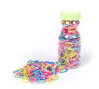 130/260 pz elastici per capelli elastici per capelli elastici con scatola di immagazzinaggio Oft elastici per capelli legami elastici per capelli forti elastici per capelli