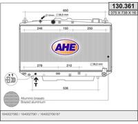 130.361 AHE Radiatore, Raffreddamento motore per TOYOTA