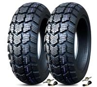 130/70/12 Pneumatico Neve Tubeless, 130/70-12 64J 8 P.R. 300KPA per Scooter(2pcs)