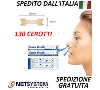 130 CEROTTI NASALI nasal strips Respira Bene misura GRANDE