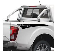 130 CM 2 pezzi 4x4 Sport Mountain Decalcomanie Adesivi Paraurti Posteriore Bagagliaio Strisce Laterali Kit, per Nissan Frontier Navara Tutte le Generazioni NP300