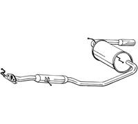 130 CV SILENZIATORE POSTERIORE PER MAZDA MX-5 I NA 1.8 KW 96 CV 130