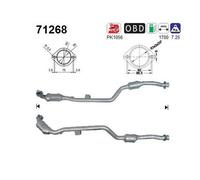 130 KW 177 CV CATALIZZATORE PER Mercedes Classe E T-Model S211 E 240 T