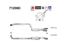 130 KW 177 CV CATALIZZATORE PER Mercedes Classe E W211 E 270 CDI