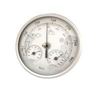 130 mm Barometri Termometri Igrometro Telaio in Acciaio Inox Grande Pesca Meteo Gauge per gli appassionati di Outdoor Barometro Termometri Igrometro Pesca