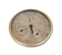 130 mm Barometri Termometri Igrometro Telaio in Acciaio Inox Grande Pesca Meteo Gauge per gli appassionati di Outdoor Barometro Termometri Igrometro Pesca