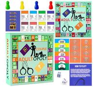 130 pezzi di gioco da tavolo per coppie Monopoly per adulti adatto per giochi a due giocatori per il tempo libero e l'intrattenimento a casa