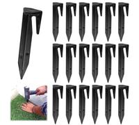 130 Pezzi Picchetti Filo Perimetrale,8.5 cm Picchetti per Rasaerba Robotizzati Bosch,Ancoraggio a Terra per Robot da Giardino per Giardino Tenda, Compatibili Gardena Husqvarna Worx, Nero
