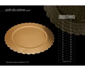 130 SOTTOTORTA CARTONE ORO N20 ALIMENTI PASTICCERIA VASSOIO PIATTI ALA CROSTATA+