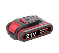 (1300 MAH) Batteria al litio ricaricabile da 1300/1500/2000 mAh 21 V e set di adattatori per batteria Batteria di ricambio per utensili elet