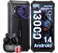 13000Mah Rugged Smartphone 2025, Altoparlante 98DB Telefono Rugged, Android 14,