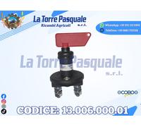 1300600001 INTERRUTTORE STACCA BATTERIA STACCABATTERIA COBO CAMPER BARCA AUTO
