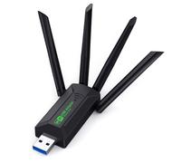 1300Mbps Adattatore WiFi USB ad alta velocità 4 antenne Design Supporta 2.4Ghz/5Ghz Doppia Banda Connessione di Rete Connessione Ampia Scheda di Rete Usb
