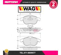 1304 Kit pastiglie freno ant.Opel-Saab (MARCA-WAG)