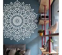 130cm Huge Giant Mandala Indian Arabic Ethnic Round Stencil Per Pareti Modello Grande Stencil Riutilizzabili Pittura Per Mobili Grandi Cornici Decorative I Semi Modelli Di Piastrelle Per