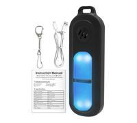 130dB Siren Alarm Keychain for Women, Portable Personal Protection Device with Strobe Light, Compact Safety Keychain with Back Clip for Women and Girls, Night Cycling Safety Alarm Keychain,