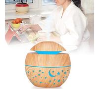 130ml Diffusore di oli essenziali, Umidificatore ambiente con 7 LED Colorati design cavo, Spegnimento Automatico, 3 ore di combustione antisecco, super silenzioso per auto, ufficio camera da letto ecc