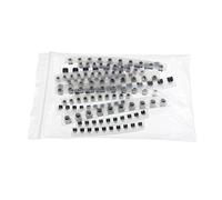 130pcs 13value SMD Aluminum Electrolytic Capacitor Assorted Kit Set Samples Kit pack 1uf 2.2uf 4.7uf 10uf 22uf 47uf 100uf 220uf NWPNLXEA