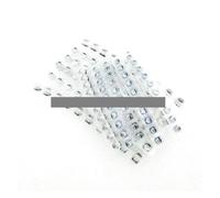 130Pcs/Lot 8 values 4.7uF-330uF 25V SMD Aluminum Electrolytic Capacitor Assorted Kit Set Samples Kit CZAOINCU