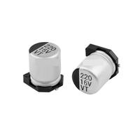 130Pcs/Lot SMD Aluminum Electrolytic Capacitor Assorted Kit 13 Values x 10Pcs=130Pcs Sample Kit Motherboard Solid Capacitor EKFBQBGW
