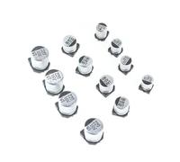 130pcs/lot SMD Aluminum Electrolytic Capacitor Kit 13 Values 1UF-220UF Set of capacitors Assorted 16V 25V 50V 4.7UF 10UF 22UF CZAOINCU