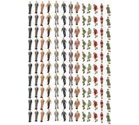 130Pcs O Scala 1:48 Dipinto Personaggi Passenger-Different Pose Persone