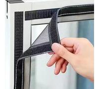 130x140cm Zanzariere per finestre, confezione da zanzariera autoadesiva, protezione per insetti e api, adatta a più finestre